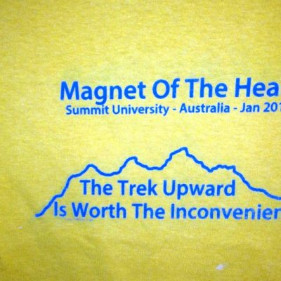 Magnet of the Heart on Gold shirt